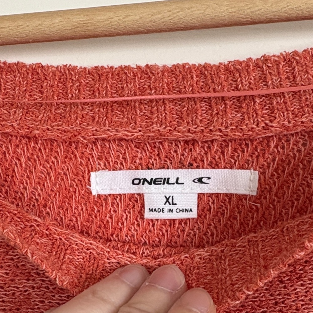 O’Neill Rust Boatneck Women's Sweater - Lightweight Casual Knit XL - Picture 2 of 4
